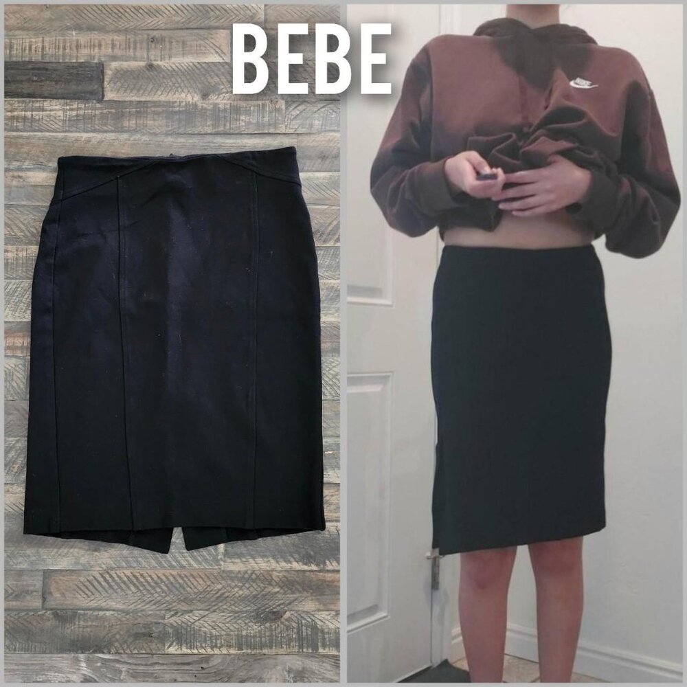 Bebe black Pencil skirt Size 6